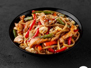 Como hacer fideos teriyaki